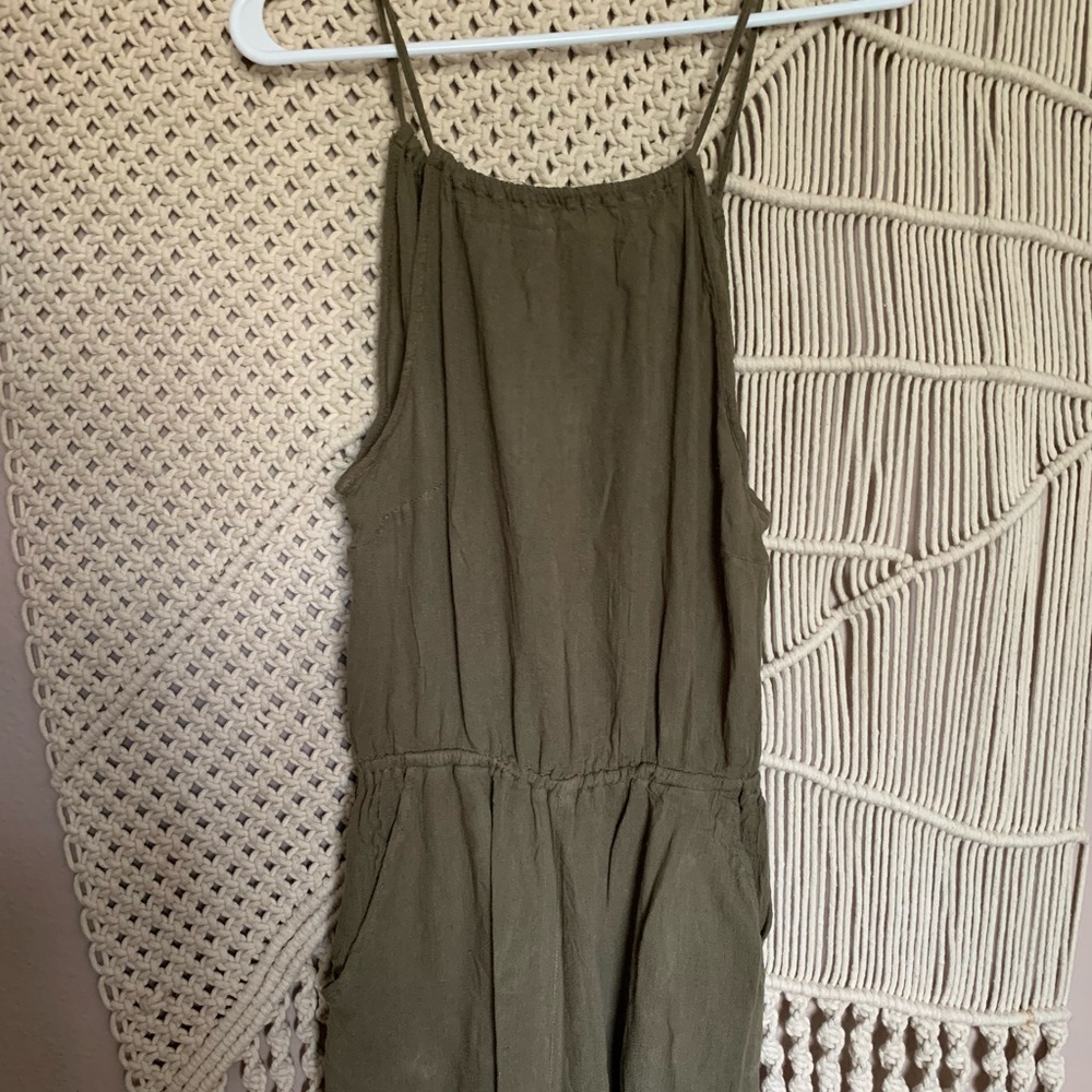 green romper